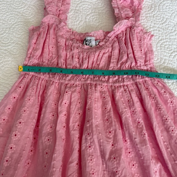 NWT Princess Polly Carlita Mini Dress Pink Us 6 cotton - Picture 13 of 15